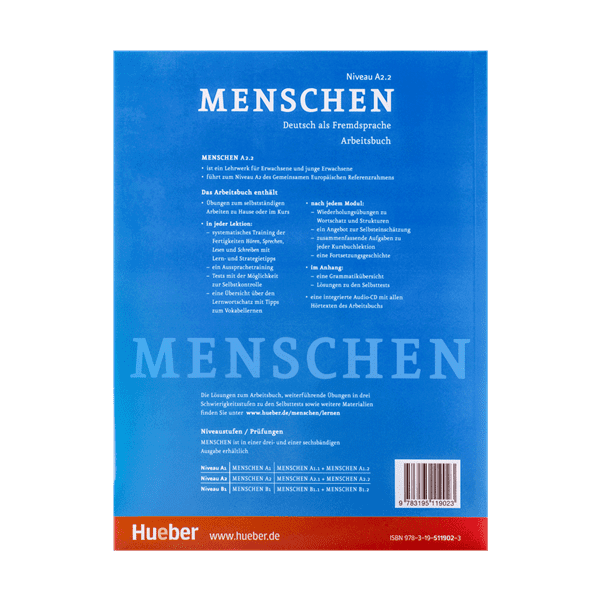 خرید کتاب زبان | زبان استور | منشن آ دو دو | Menschen A2.2 | zabanstore