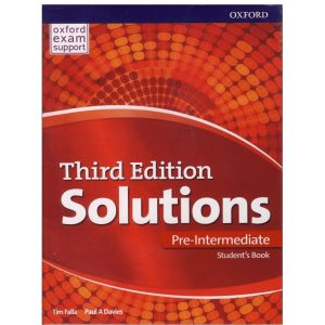 سولوشنز پری اینترمدیت ویرایش سوم Solutions Pre Intermediate 3rd Edition
