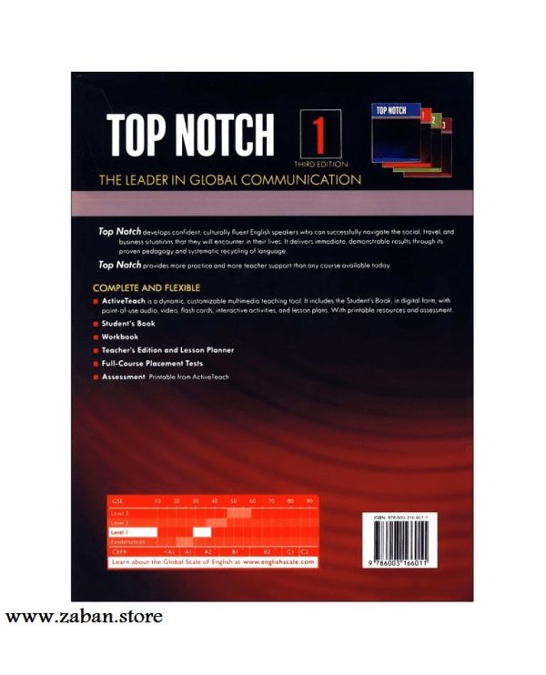 تاپ ناچ یک ویرایش سوم Top Notch 1 3rd Edition