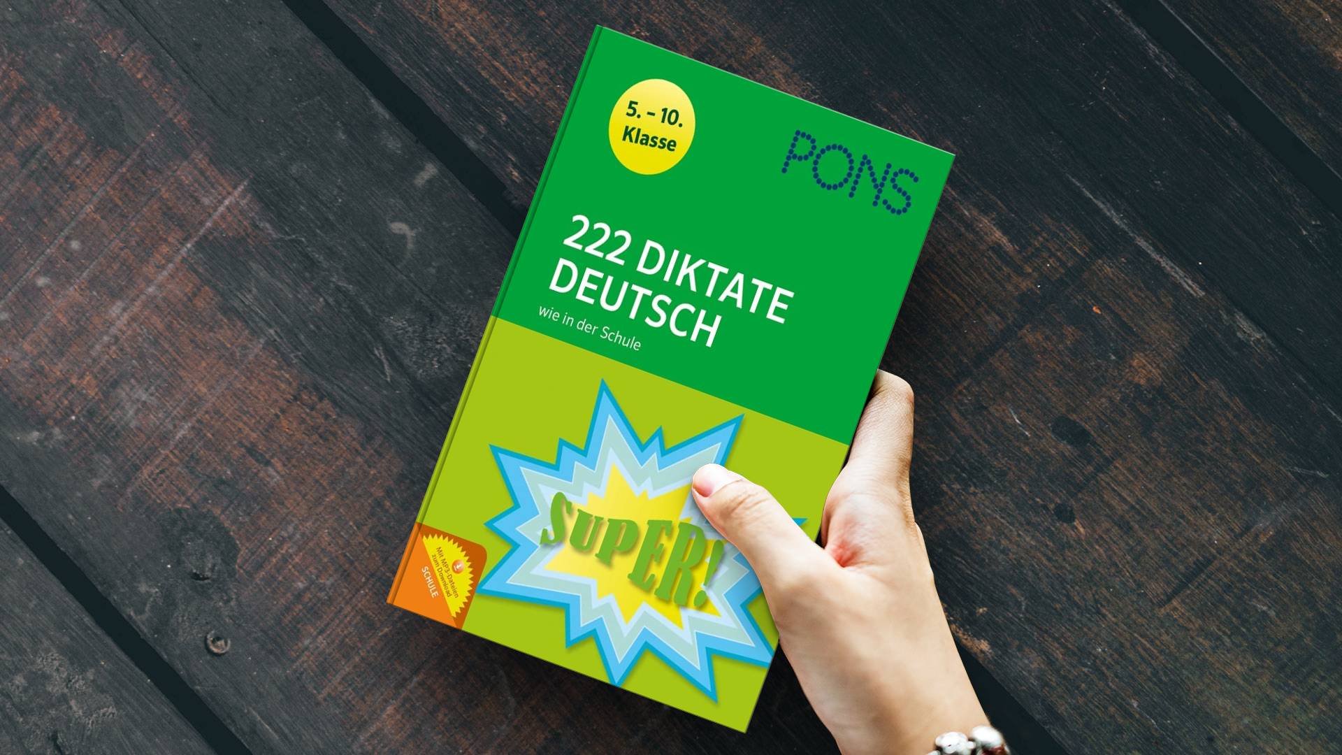 خرید کتاب زبان آلمانی | زبان استور | کتاب زبان آلمانی | PONS 222 DIKTATE DEUTSCH WIE IN DER SCHULE