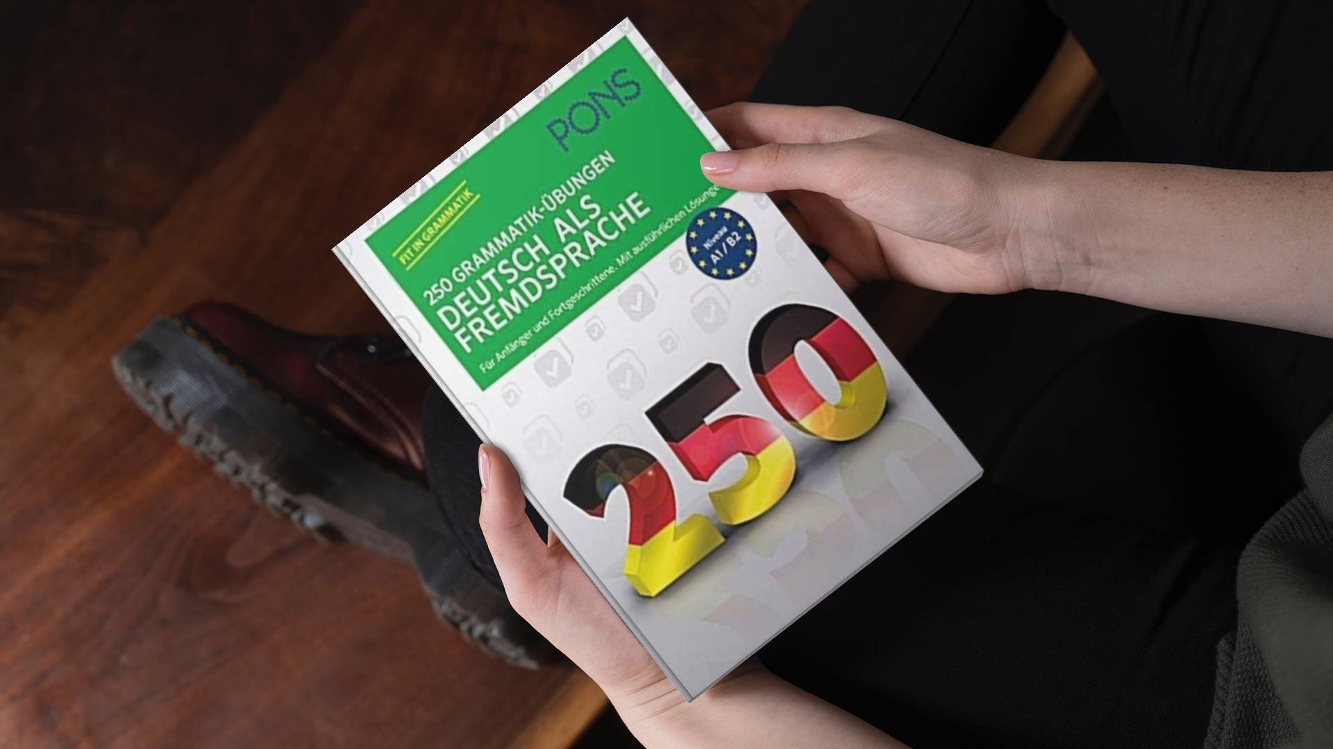خرید کتاب زبان آلمانی | زبان استور | کتاب دستور زبان آلمانی | PONS 250 Grammatik Ubungen Deutsch als Fremdsprache