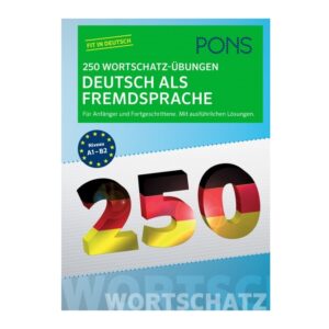 خرید کتاب زبان آلمانی | زبان استور | کتاب زبان آلمانی | PONS 250 Wortschatz Ubungen Deutsch als Fremdsprache