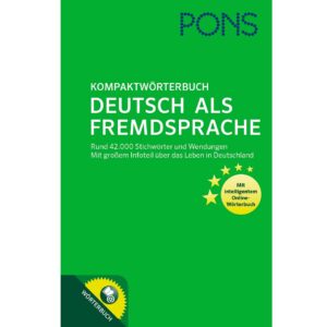 خرید کتاب زبان آلمانی | زبان استور | دیکشنری زبان آلمانی | PONS Kompaktwörterbuch Deutsch als Fremdsprache