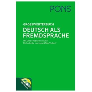 خرید کتاب زبان آلمانی | زبان استور | دیکشنری زبان آلمانی | Pons Grossworterbuch Deutsch Als Fremdsprache