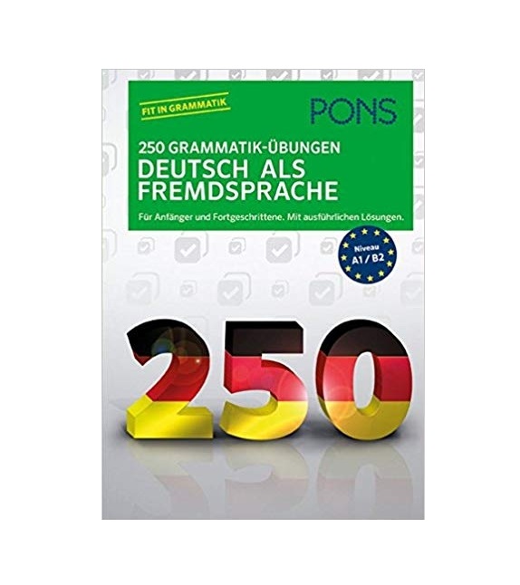 خرید کتاب زبان آلمانی | زبان استور | کتاب زبان آلمانی | PONS 250 Grammatik Ubungen Deutsch als Fremdsprache