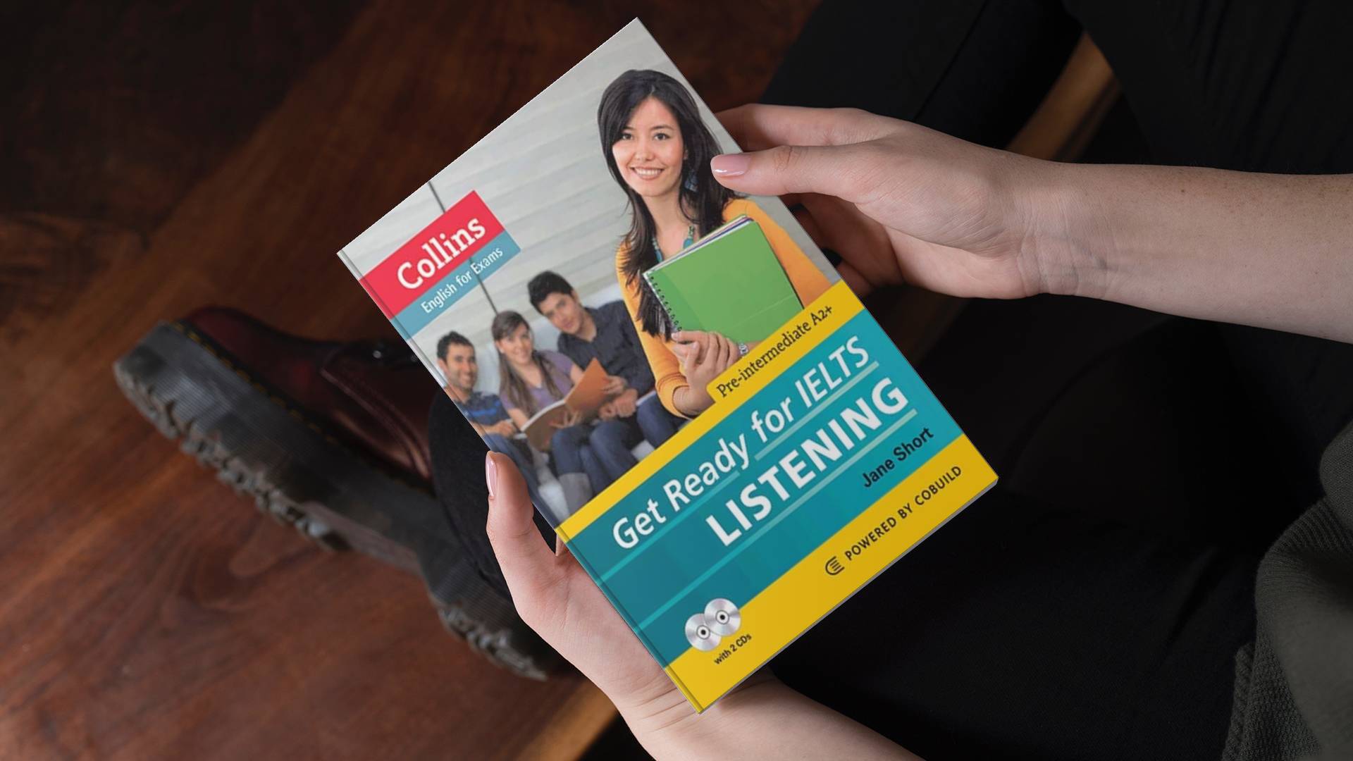 خرید کتاب زبان | کتاب زبان آیلتس | Collins Get Ready for IELTS Listening Pre Intermediate | کالینز گت ردی فور آیلتس لسینینگ پری اینترمدیت