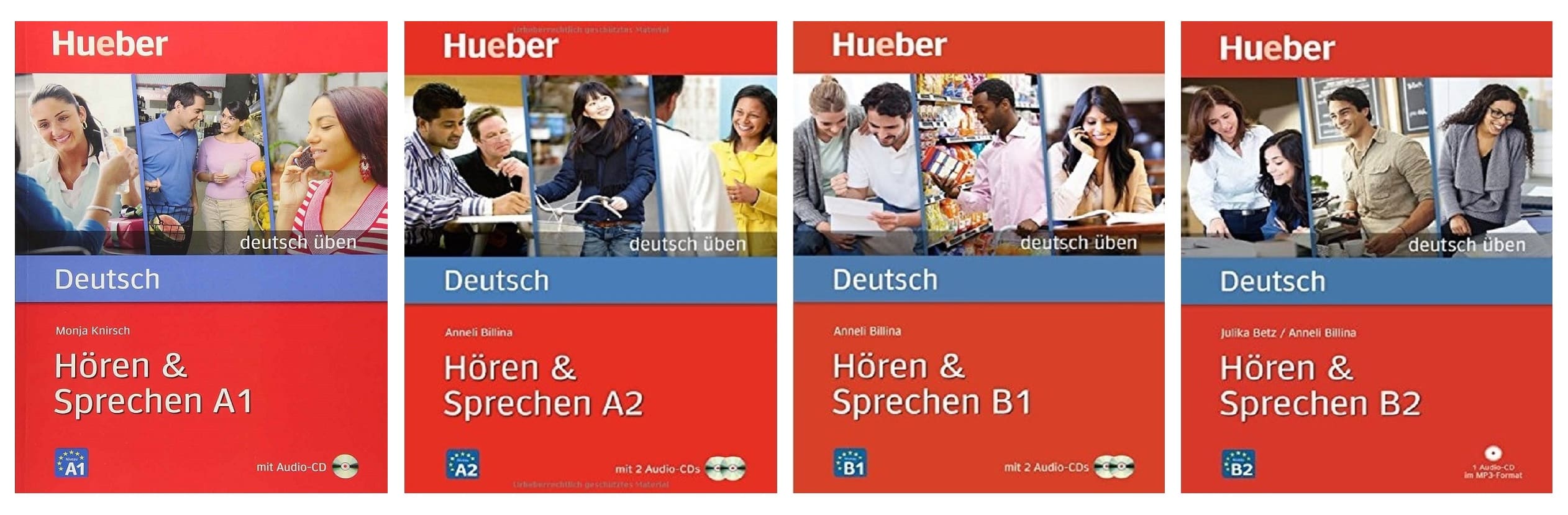 خرید کتاب زبان | هوقن اند اشپقشن | Deutsch Uben Horen & Sprechen | کتاب زبان آلمانی