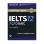 خرید کتاب زبان | آزمون آیلتس | IELTS Cambridge 12 | آیلتس کمبریج دوازده آکادمیک
