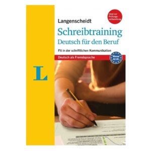خرید کتاب زبان | زبان استور | Langenscheidt Schreibtraining fur den Beruf A2-B1 | کتاب زبان آلمانی