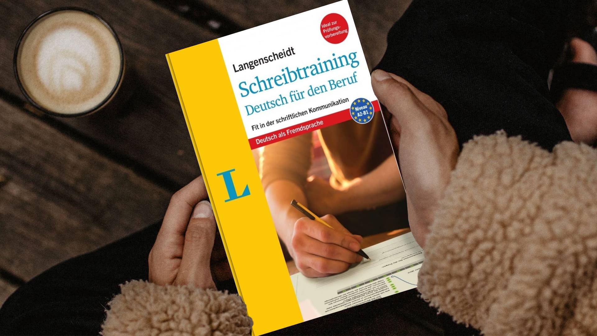 خرید کتاب زبان | زبان استور | Langenscheidt Schreibtraining fur den Beruf A2-B1 | کتاب زبان آلمانی
