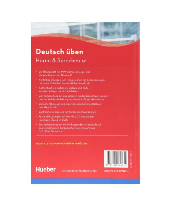 خرید کتاب زبان | هوقن اند اشپقشن | Deutsch Uben Horen & Sprechen A2 NEU | کتاب زبان آلمانی