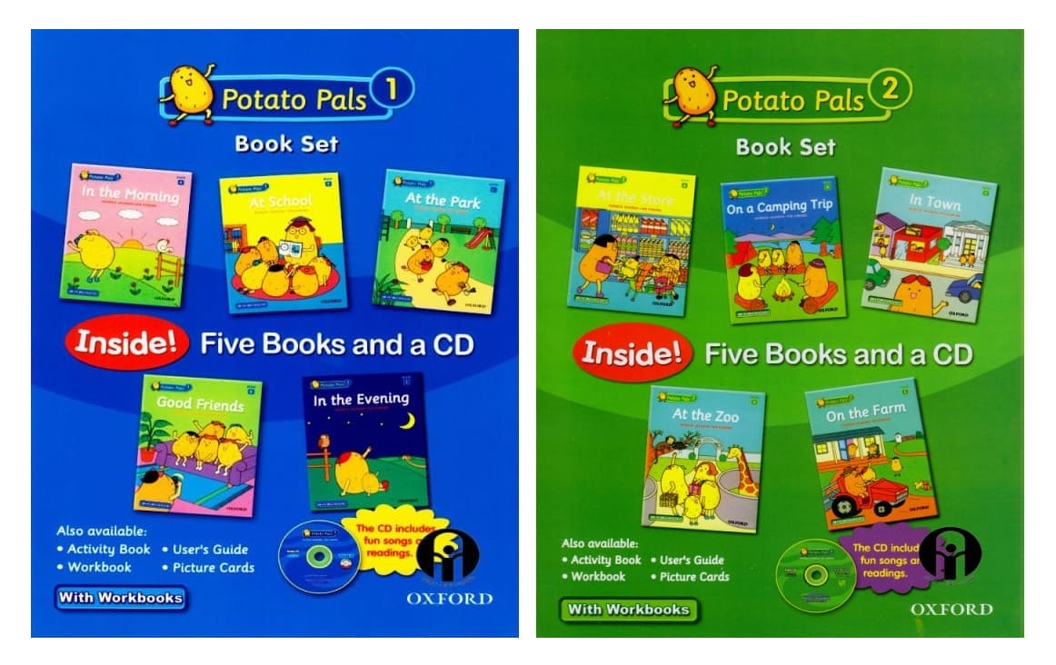 خرید کتاب زبان | فروشگاه اینترنتی کتاب زبان | Potato Pals Book Set | پوتیتو پالس