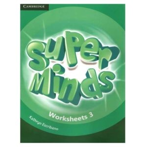 خرید کتاب زبان | فروشگاه اینترنتی کتاب زبان | Super Minds Worksheet 3 | سوپرمایندز ورکشیت سه