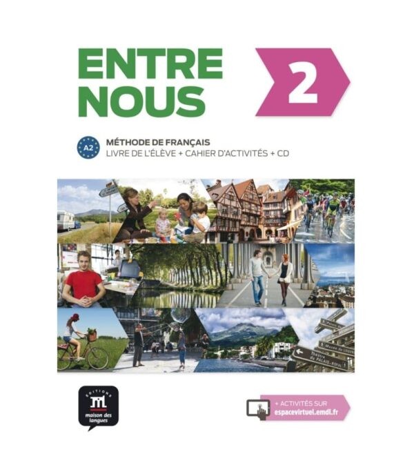 خرید کتاب زبان فرانسوی | فروشگاه اینترنتی کتاب زبان فرانسوی | Entre nous 2 A2 | آدخ نو دو