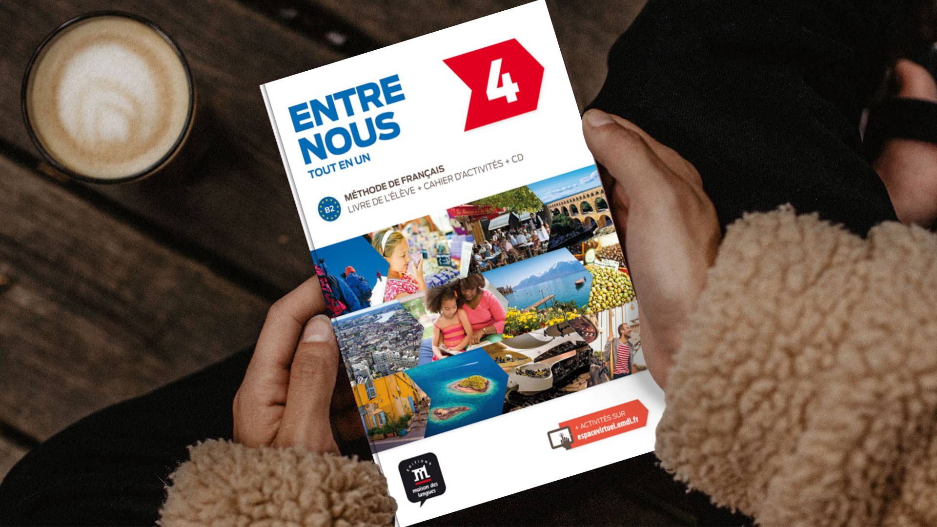 خرید کتاب زبان فرانسوی | فروشگاه اینترنتی کتاب زبان فرانسوی | Entre nous 4 B2 | آدخ نو چهار