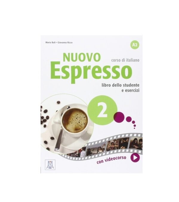خرید کتاب زبان ایتالیایی | فروشگاه اینترنتی کتاب زبان | Nuovo Espresso 2 A2 | نوو اسپرسو دو