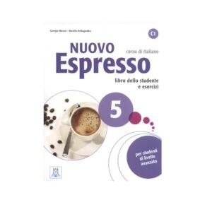 خرید کتاب زبان ایتالیایی | فروشگاه اینترنتی کتاب زبان | Nuovo Espresso 5 C1 | نوو اسپرسو پنج