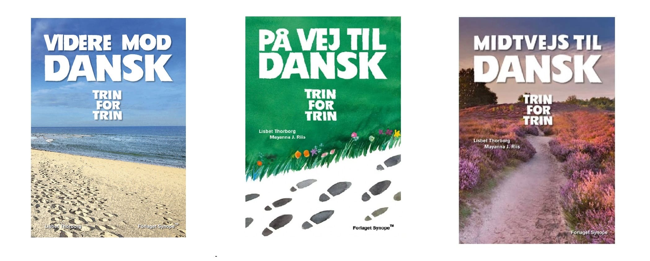 خرید کتاب زبان دانمارکی | فروشگاه اینترنتی کتاب زبان | VIDERE MOD DANST TRIN FOR TRIN | ویدر مود دانسک ترین فور ترین