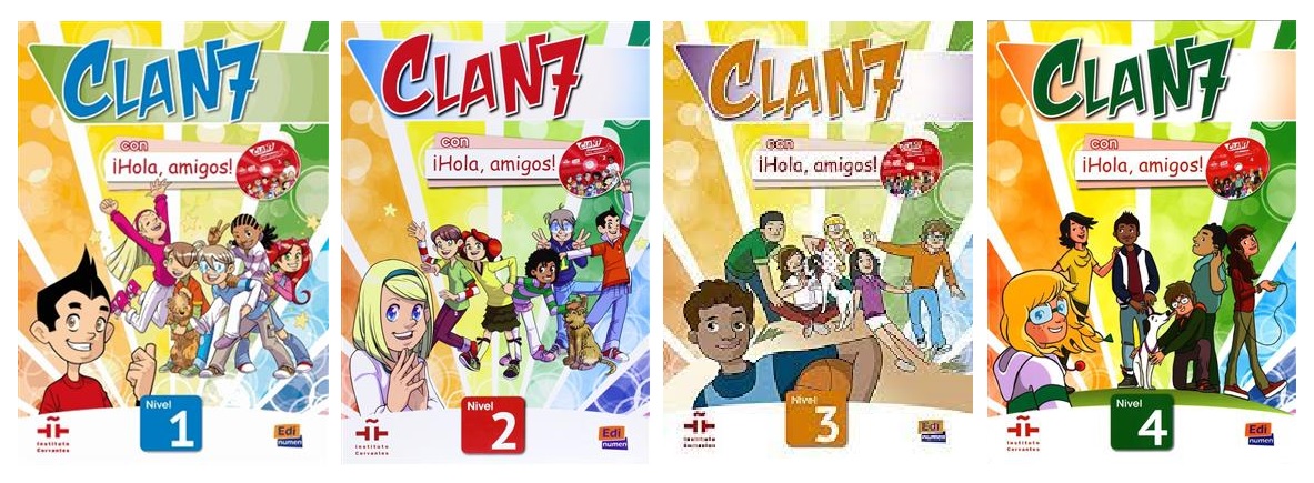 خرید کتاب زبان اسپانیایی | کتاب زبان اسپانیایی | Clan 7 con Hola Amigos | کلن سون