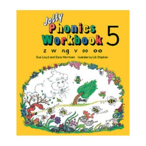 خرید کتاب زبان | کتاب زبان | Jolly Phonics WorkBook 5 | جولی فونیکس ورک بوک پنج