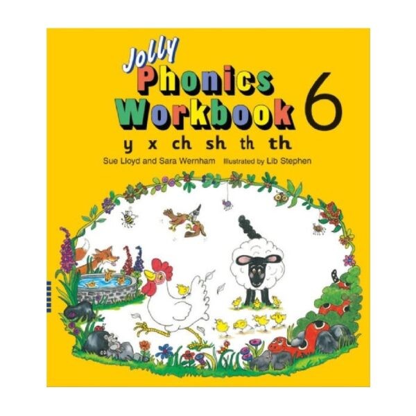 خرید کتاب زبان | کتاب زبان | Jolly Phonics WorkBook 6 | جولی فونیکس ورک بوک شش