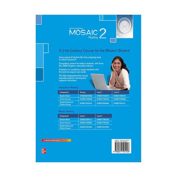 خرید کتاب زبان | کتاب زبان | Mosaic 2 Reading Sixth Edition | موزاییک دو ریدینگ ویرایش ششم