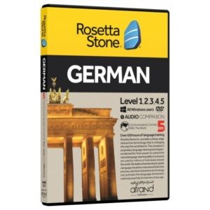 خرید نرم افزار آموزش زبان آلمانی | فروشگاه اینترنتی نرم افزار زبان | Rosetta Stone German | خودآموز زبان آلمانی رزتا استون افرند