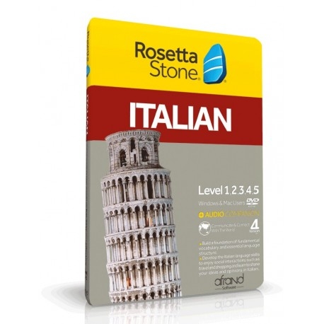 خرید نرم افزار آموزش زبان ایتالیایی | فروشگاه اینترنتی نرم افزار زبان | Rosetta Stone Italian | خودآموز زبان ایتالیایی رزتا استون افرند