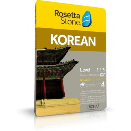 خرید نرم افزار آموزش زبان کره ای | فروشگاه اینترنتی نرم افزار زبان | Rosetta Stone Korean | خودآموز زبان کره ای رزتا استون افرند