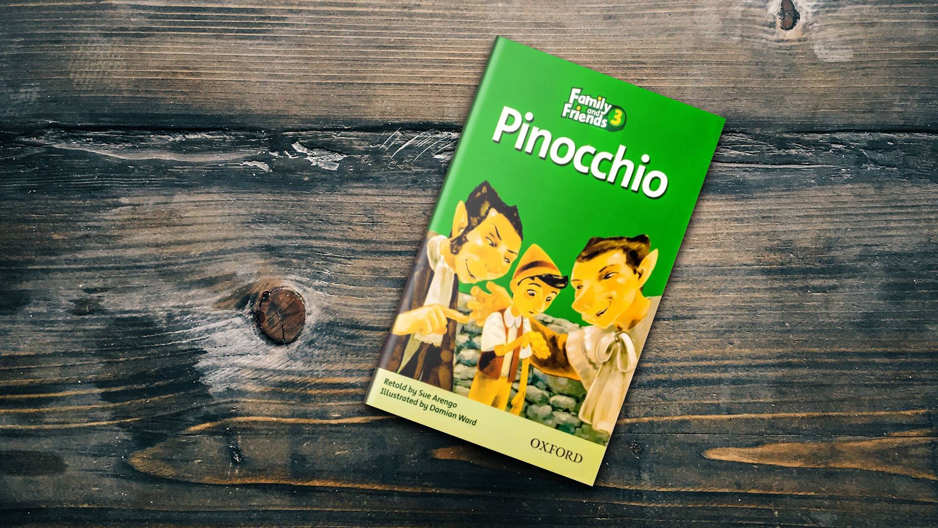 خرید کتاب زبان | فروشگاه اینترنتی کتاب زبان | Family and Friends Readers 3 Pinocchio | داستان فمیلی اند فرندز سه پینو کیو