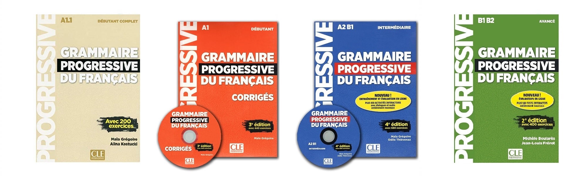 خرید کتاب زبان فرانسوی | فروشگاه اینترنتی کتاب زبان فرانسه | Grammaire Progressive Du Francais | گرامر پروگرسیو فرانسه