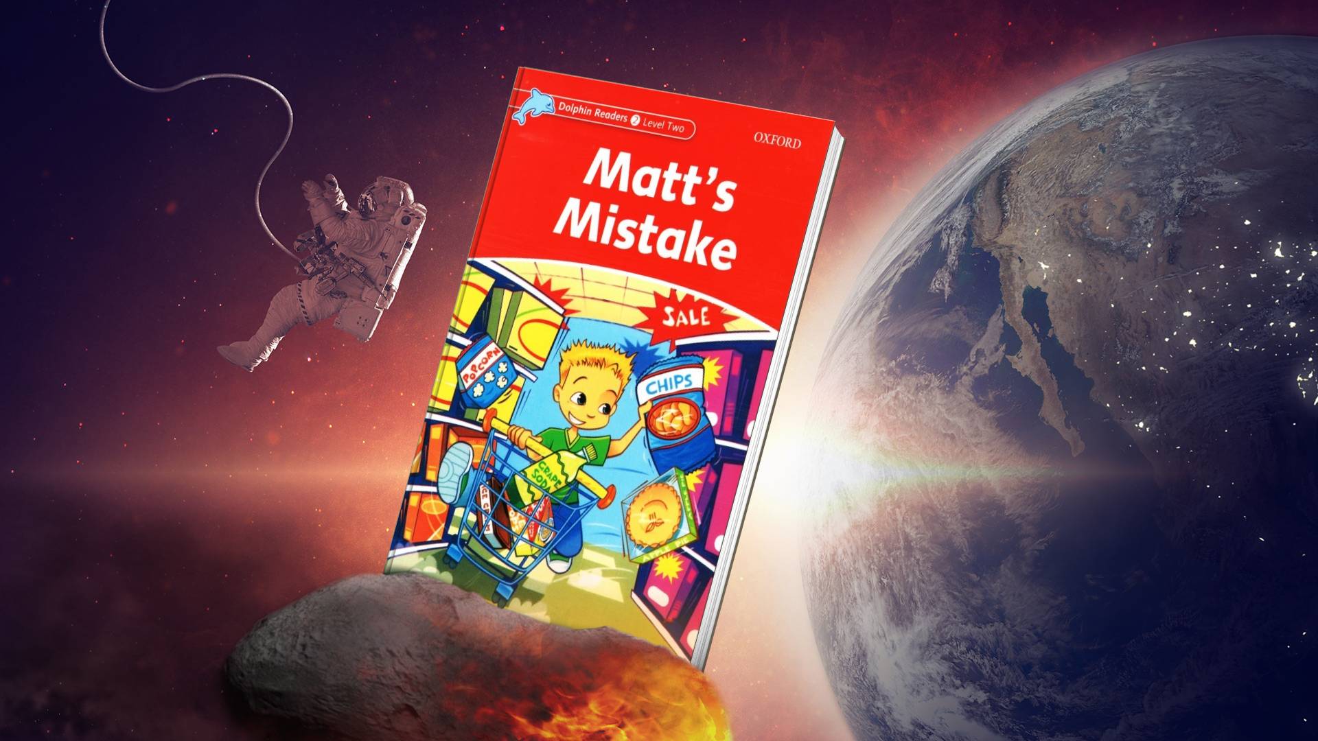 خرید کتاب زبان | فروشگاه اینترنتی کتاب زبان | Dolphin Readers 2 Level Two Matt’s Mistake | داستان دلفین ریدرز دو اشتباه مت