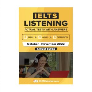کتاب آزمون واقعی آیلتس | فروشگاه اینترنتی کتاب آیلتس | IELTS LISTENING ACTUAL TESTS WITH ANSWERS October November 2022 | آیلتس لیسنینگ اکچوال تست اکتبر نوامبر