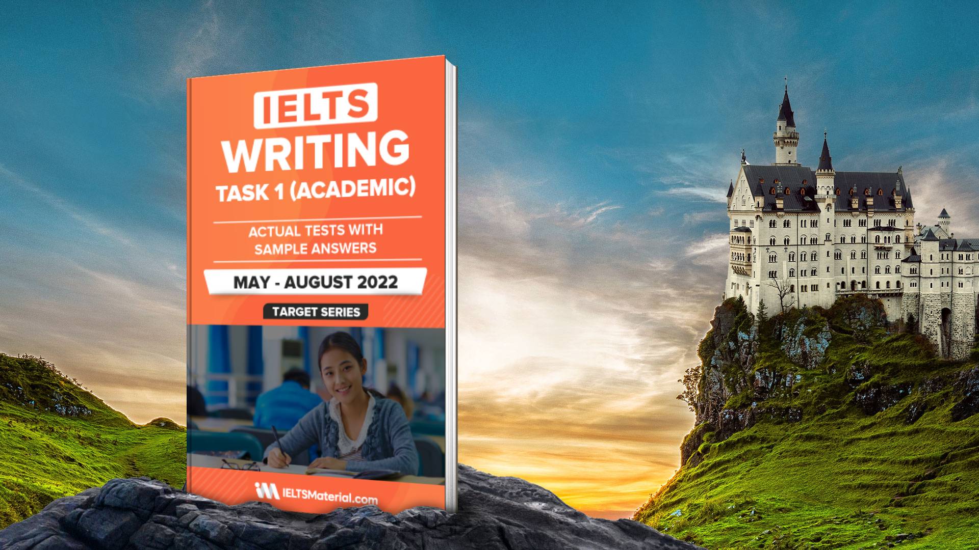 کتاب آزمون واقعی آیلتس | فروشگاه اینترنتی کتاب آیلتس | IELTS WRITING TASK 1 ACADEMIC ACTUAL TESTS WITH SAMPLE ANSWERS May August 2022 | آیلتس رایتینگ تسک یک آکادمیک اکچوال تست می آگوست