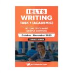 کتاب آزمون واقعی آیلتس | فروشگاه اینترنتی کتاب آیلتس | IELTS WRITING TASK 1 ACADEMIC ACTUAL TESTS WITH SAMPLE ANSWERS October November 2022 | آیلتس رایتینگ تسک یک آکادمیک اکچوال تست اکتبر نوامبر