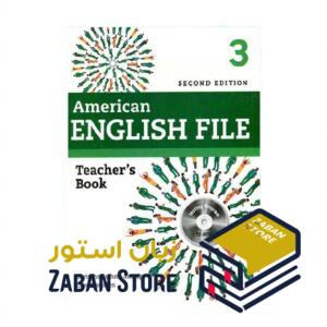 خرید کتاب زبان | فروشگاه اینترنتی کتاب زبان | American English File 3 Teacher Book Second Edition | کتاب معلم امریکن انگلیش فایل سه ویرایش دوم