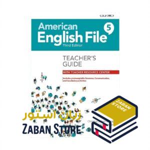خرید کتاب زبان | فروشگاه اینترنتی کتاب زبان | American English File 5 Teachers Book Third Edition | کتاب معلم امریکن انگلیش فایل پنج ویرایش سوم