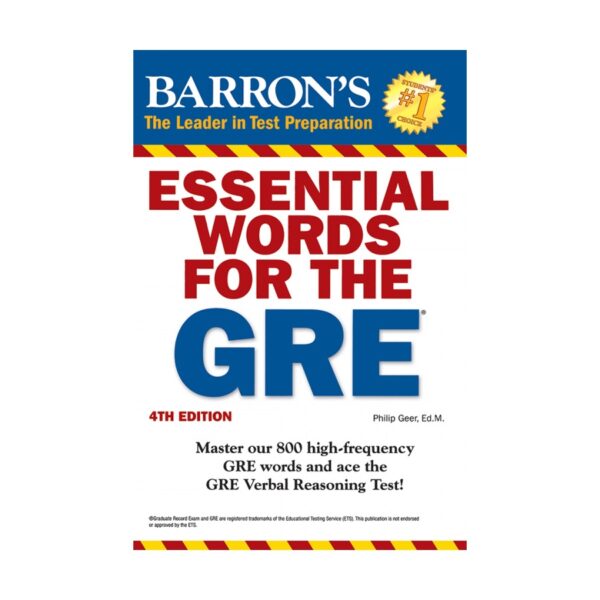 خرید کتاب آزمون زبان جی ار ای | Barron's Essential Words for the GRE 4th Edition | بارونز اسنشیال وردز فور د جی آر ای ویرایش چهارم