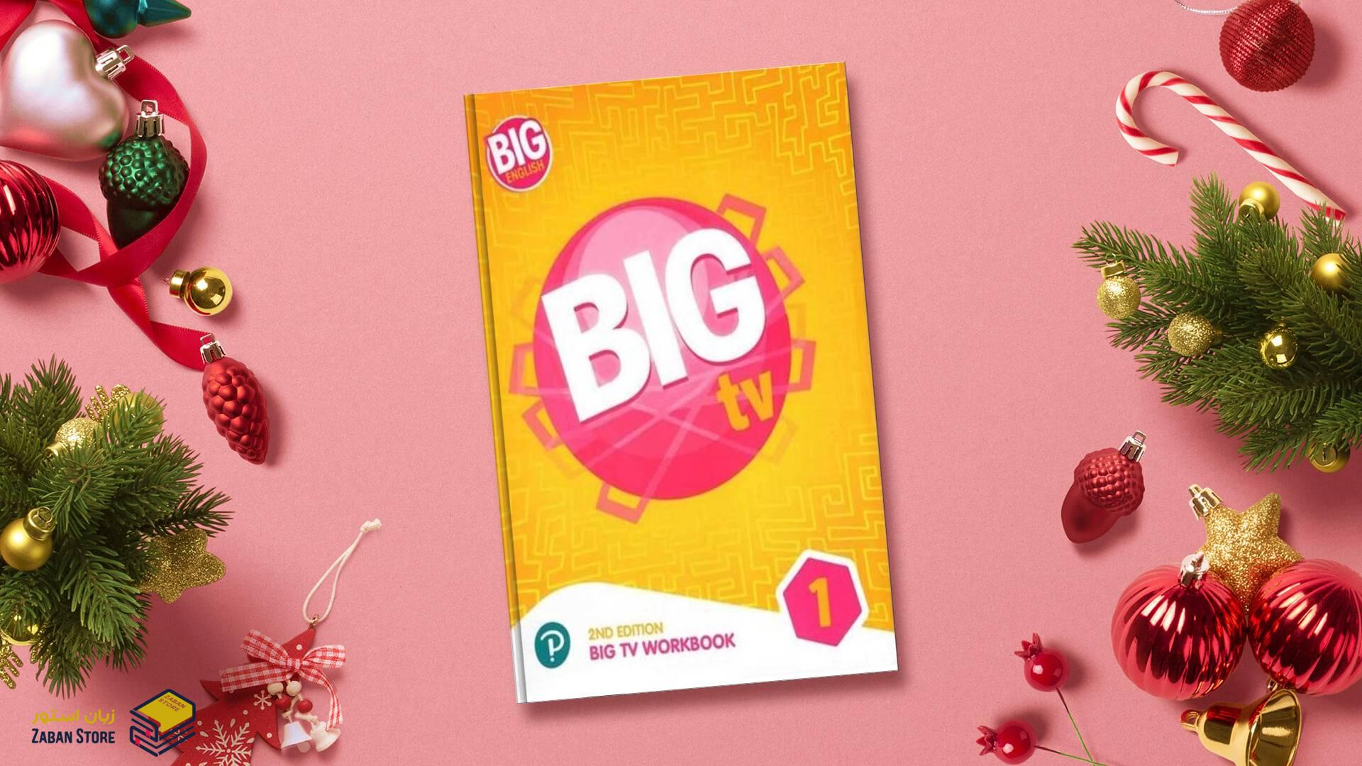 خرید کتاب زبان | کتاب زبان اصلی | Big English 1 Big TV Workbook 2nd Edition | بیگ انگلیش یک بیگ تی وی ویرایش دوم