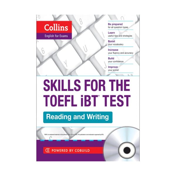 خرید کتاب آزمون تافل | Collins Skills for The TOEFL iBT Test Reading and Writing | کالینز اسکیلز فور د تافل آی بی تی ریدینگ اند رایتینگ