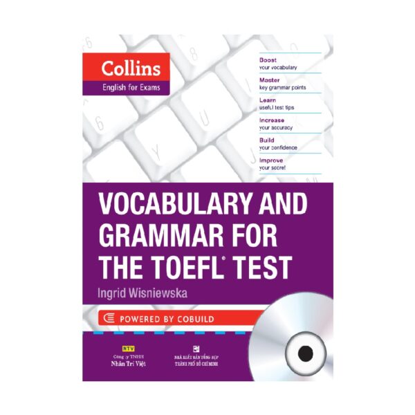 خرید کتاب آزمون تافل | Collins Skills for The TOEFL iBT Test Vocabulary and Grammar | کالینز اسکیلز فور د تافل آی بی تی وکبیولری اند گرامر