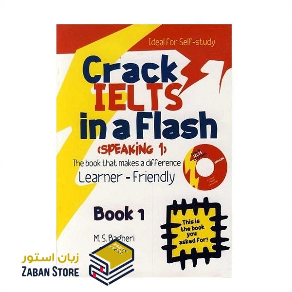 خرید کتاب آیلتس | فروشگاه اینترنتی کتاب زبان آیلتس | Crack IELTS In a Flash Speaking 1 | کرک آیلتس این فلش اسپیکینگ یک