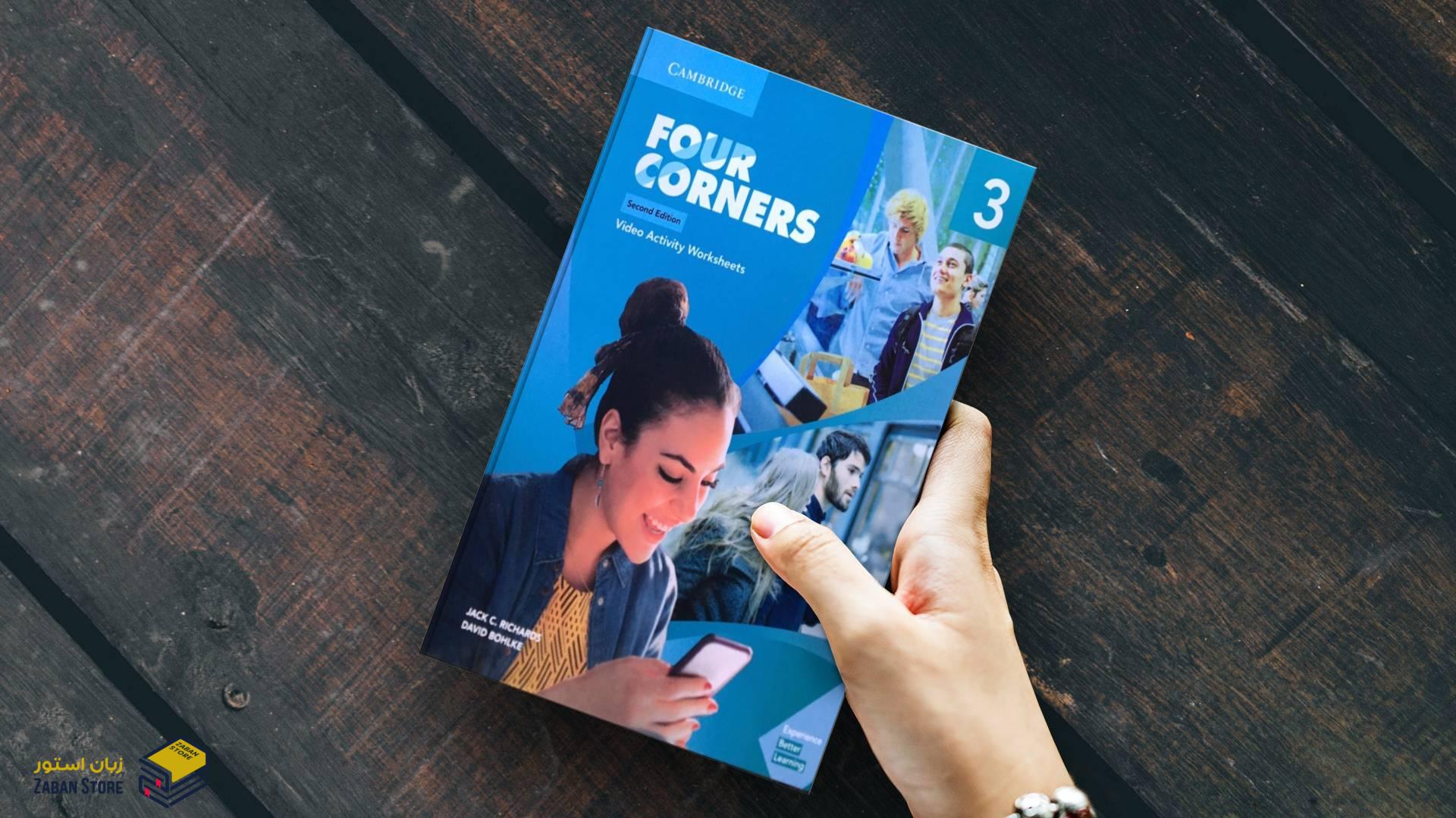 خرید کتاب زبان | کتاب زبان اصلی | Four Corners 3 Video Activity Worksheets Second Edition | کتاب فیلم فور کورنرز سه ویرایش دوم