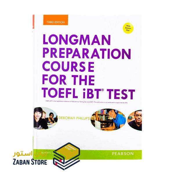 خرید کتاب آزمون تافل | Longman Preparation Course for the TOEFL iBT Test Third Edition | لانگمن پریپریشن کورس فور د تافل آی بی تی تست ویرایش سوم