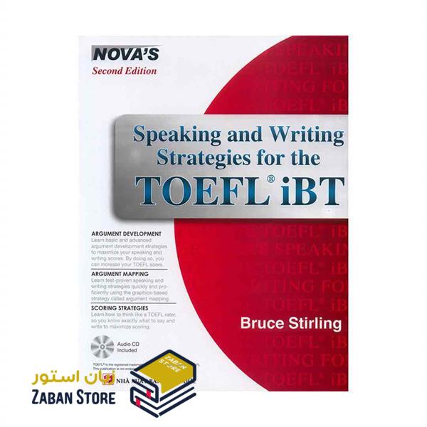 خرید کتاب آزمون تافل | کتاب NOVA'S Speaking and Writing Strategies for the TOEFL iBT | کتاب نووا اسپیکینگ اند رایتینگ استراتژی تافل آی بی تی