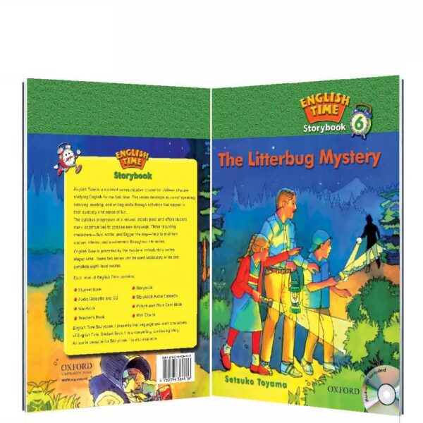 خرید کتاب زبان | کتاب زبان اصلی | English Time 6 Story Book The litterbug Mystery | داستان انگليش تايم شش معمای حشره زباله