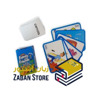خرید کتاب زبان | کتاب زبان اصلی | Family and Friends 1 2nd Edition Flashcards | فلش کارت فمیلی اند فرندز یک ویرایش دوم