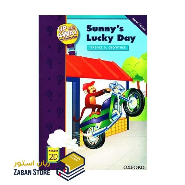 خرید کتاب زبان | کتاب زبان اصلی | Up and Away in English Reader 2D Sunny’s Lucky Day | داستان آپ اند اوی این انگلیش دو روز شانس سانی
