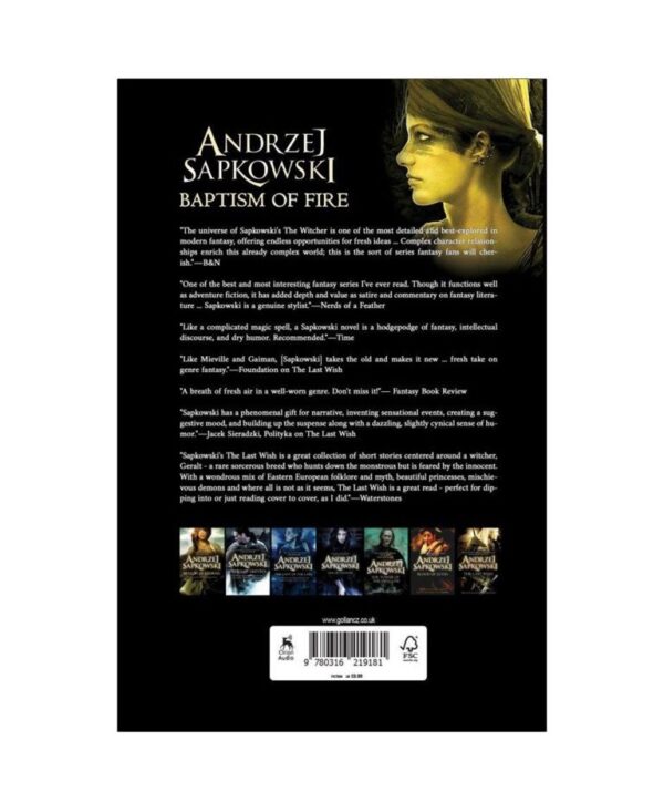 خرید کتاب رمان انگلیسی | The Witcher Baptism of Firet | کتاب رمان انگلیسی The Witcher Baptism of Fire اثر Andrzej Sapkowski