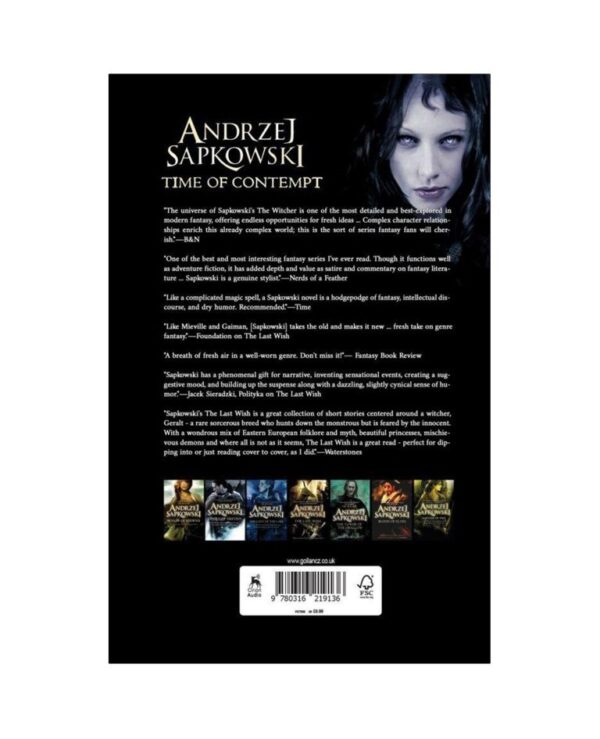 خرید کتاب رمان انگلیسی | The Witcher Time of Contempt | کتاب رمان انگلیسی The Witcher Time of Contempt اثر Andrzej Sapkowski